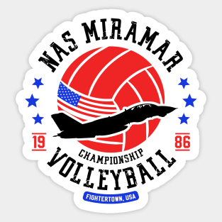 Miramar Volleyball Championship Sticker